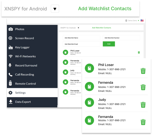 Ricevi avvisi su contatti e-mail specifici