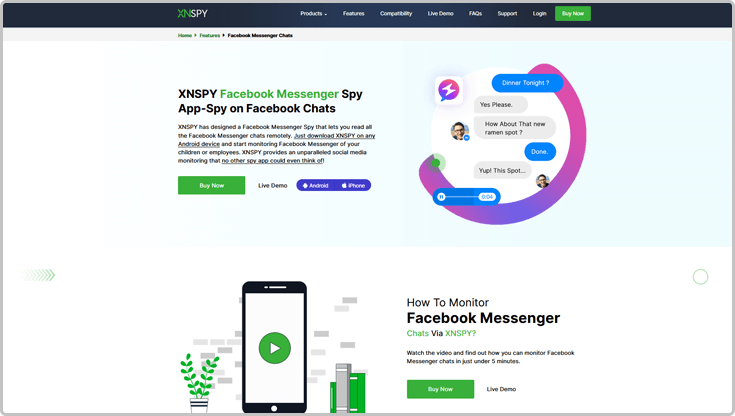 L'app di monitoraggio Facebook avanzata di XNSPY