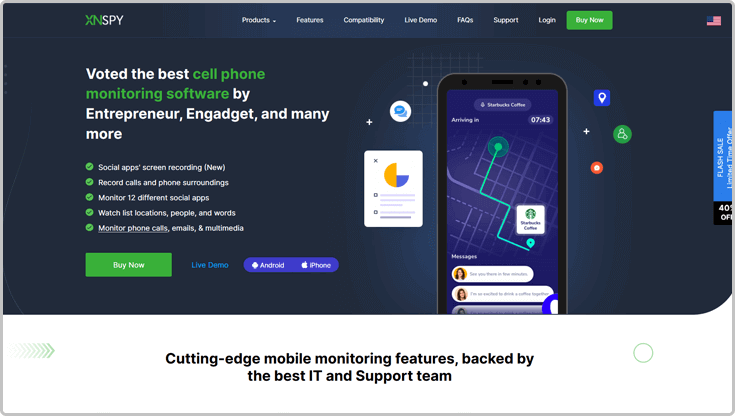 App di tracciamento Xnspy